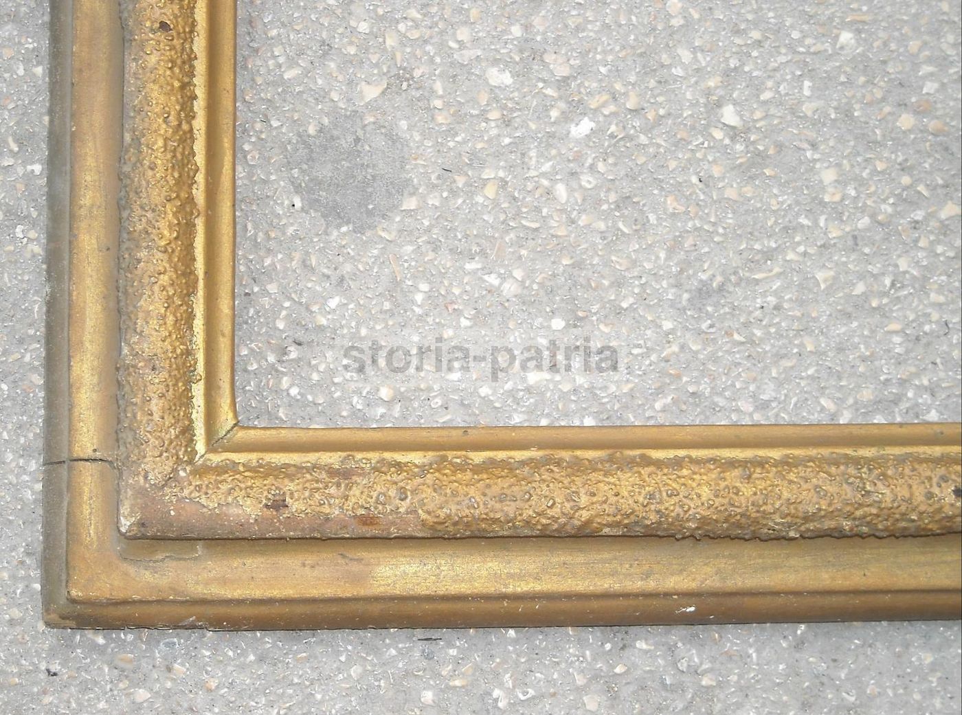 Cornice Antica Decorativa Dorata Del Settecento Per Dipinti E Opere