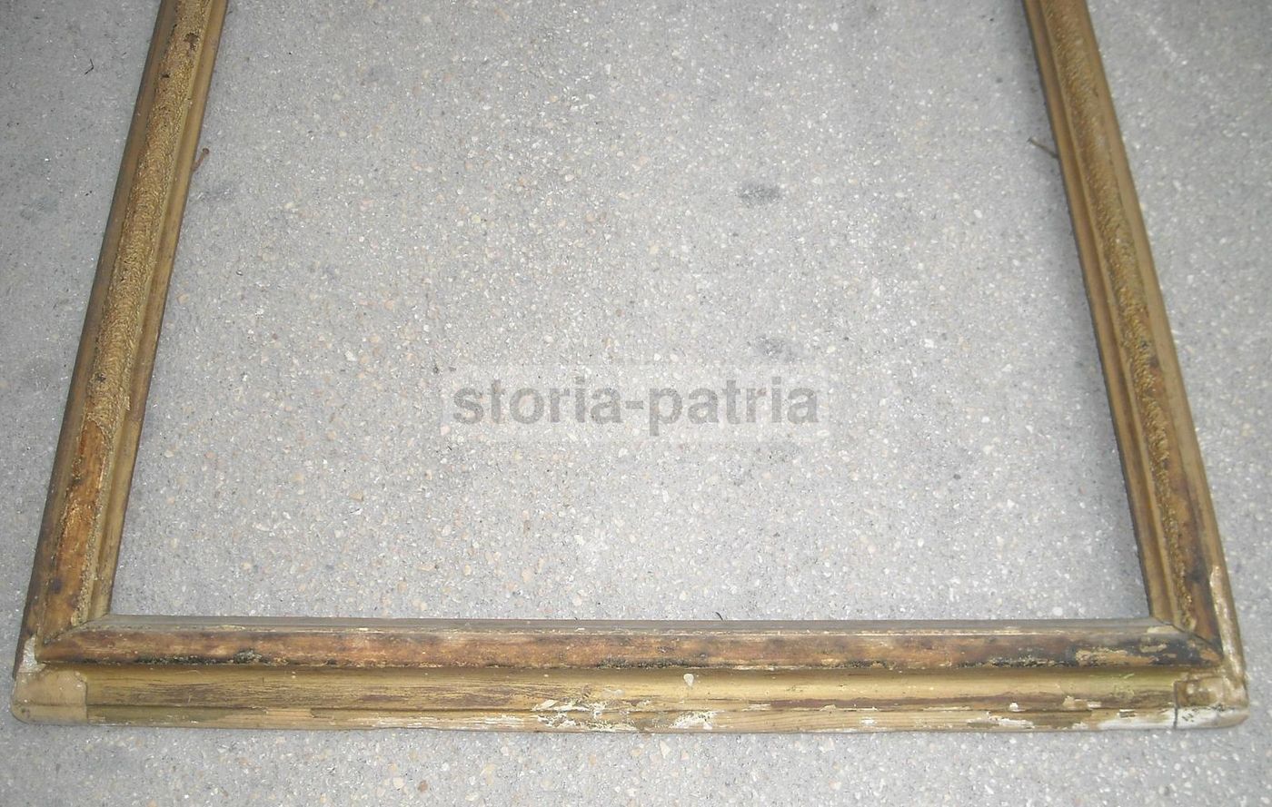 Cornice Antica Decorativa Dorata Del Settecento Per Dipinti E Opere