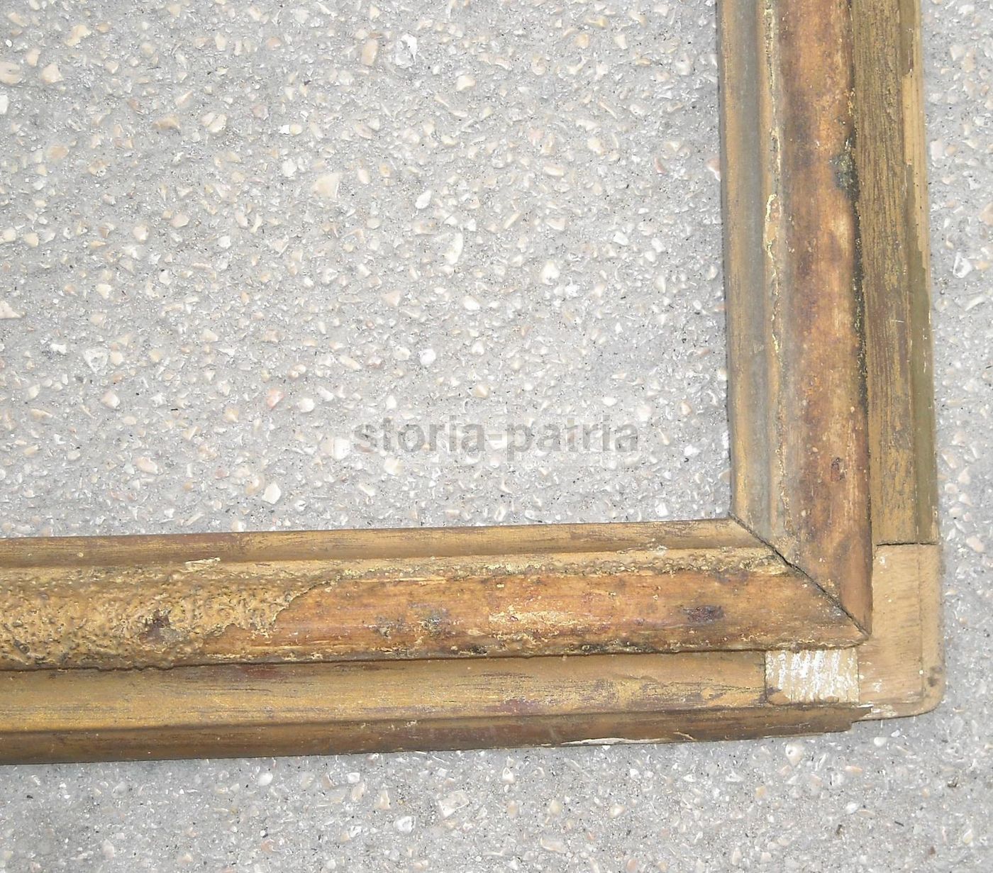Cornice Antica Decorativa Dorata Del Settecento Per Dipinti E Opere