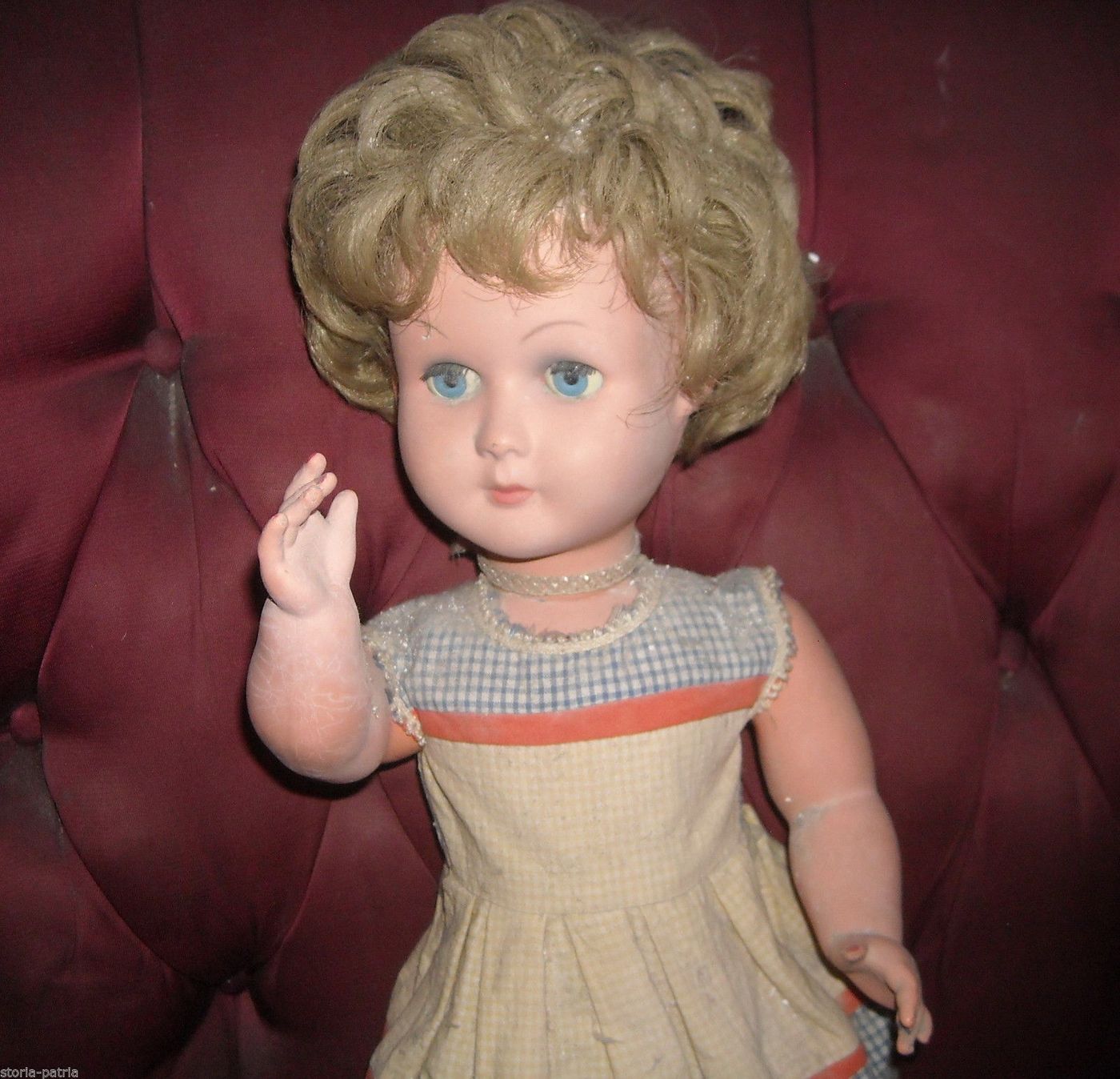 Bambola Vintage Bionda Anni '30 '50 Da Collezione (45 Cm)