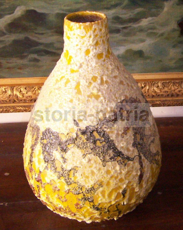 Grande Vaso In Ceramica Artistica Del Novecento