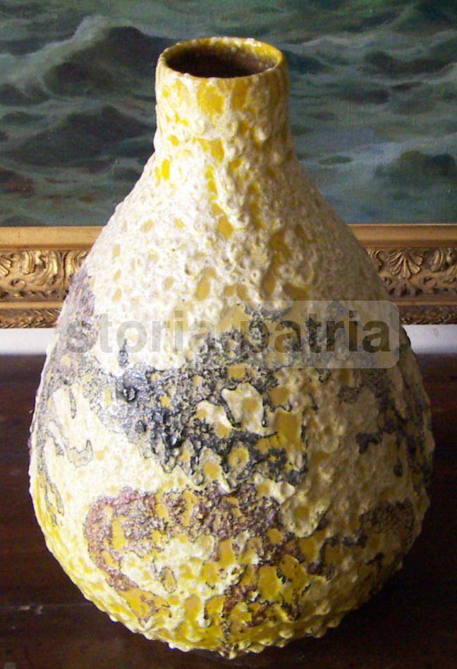 Grande Vaso In Ceramica Artistica Del Novecento
