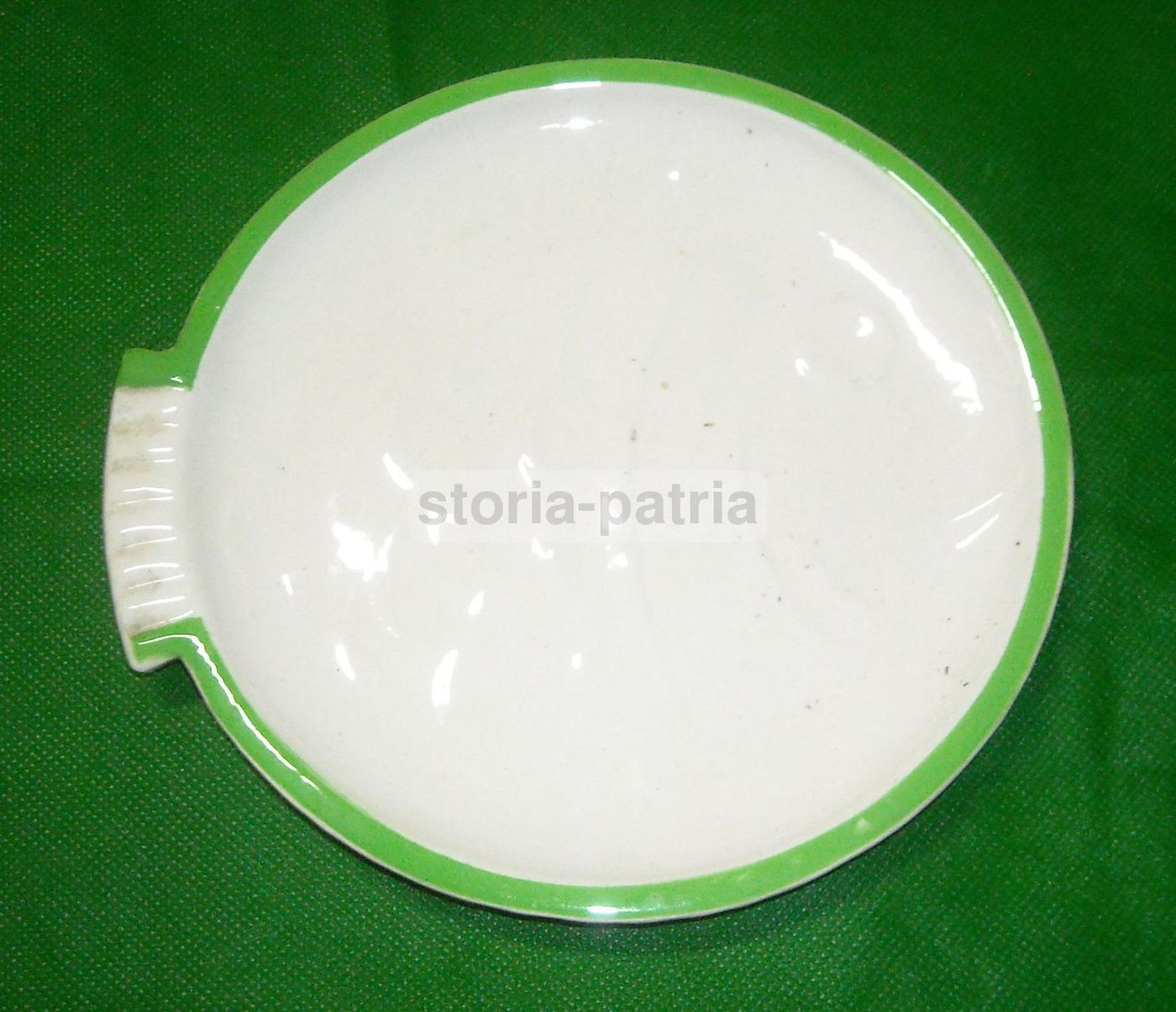 Piatto Ceramica Forma Pesce Sacru Manifattura Umbra Anni '30 '60