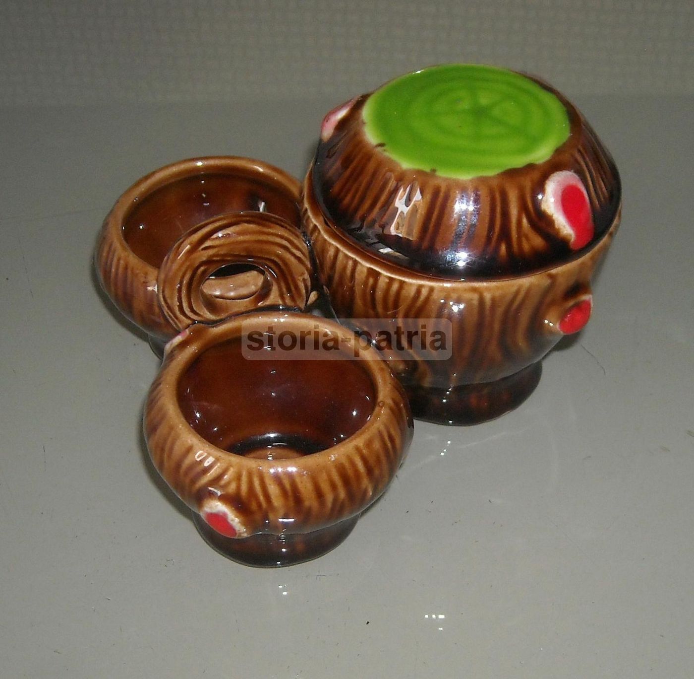 Saliera Ceramica Policroma Vallauris Ferlay Anni '60 '70