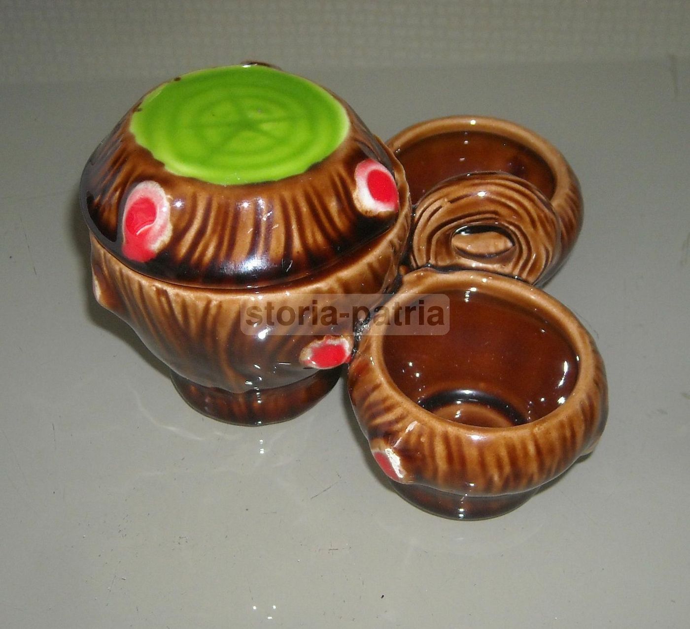 Saliera Ceramica Policroma Vallauris Ferlay Anni '60 '70