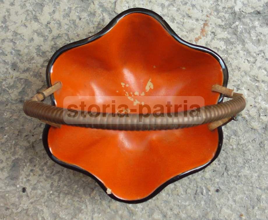 Ceramica Rometti Umbertide Cestino Decorativo Floreale Vintage