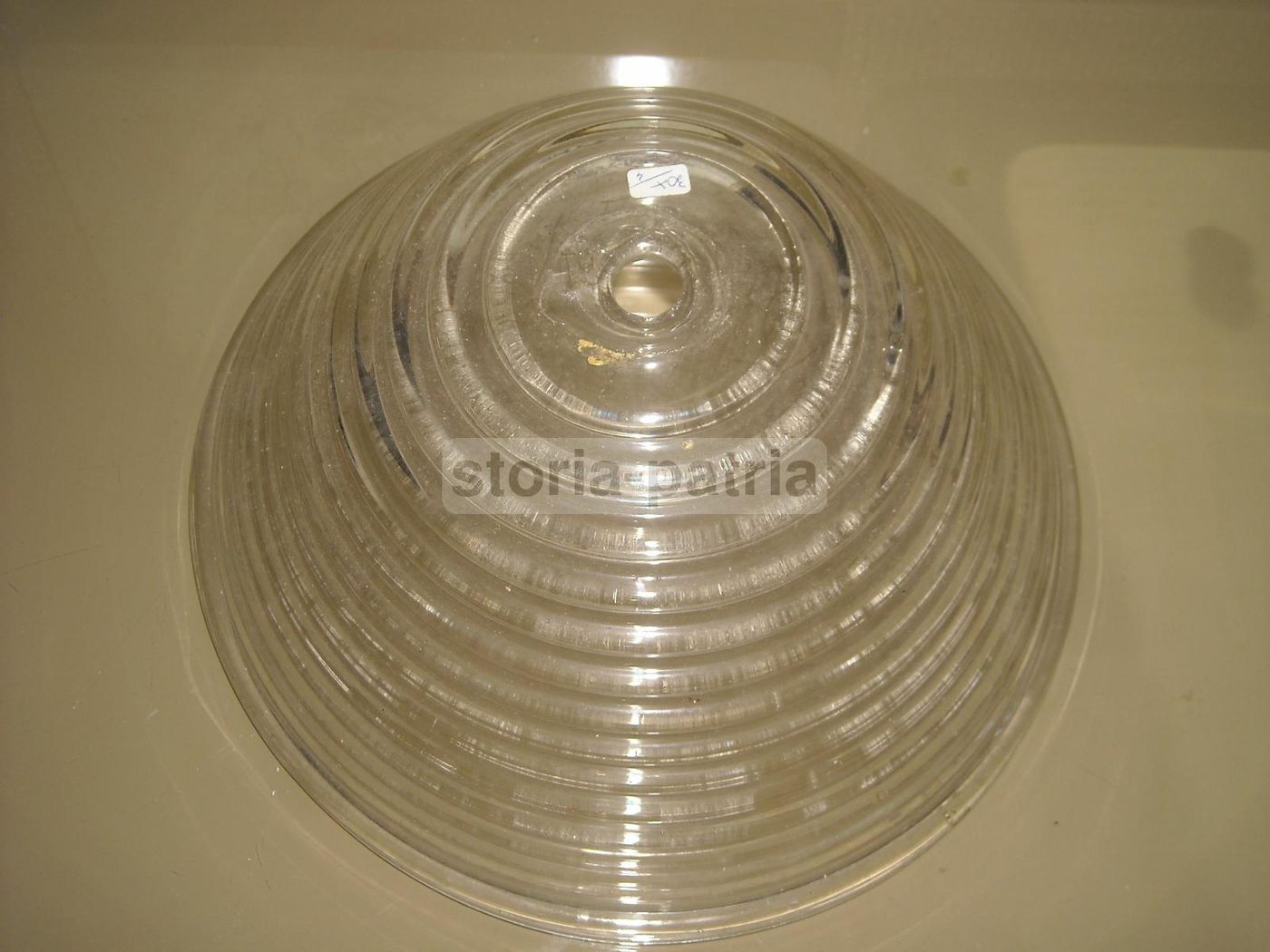 Coppa In Vetro Per Lampada O Lampadario, Anni '30 '60