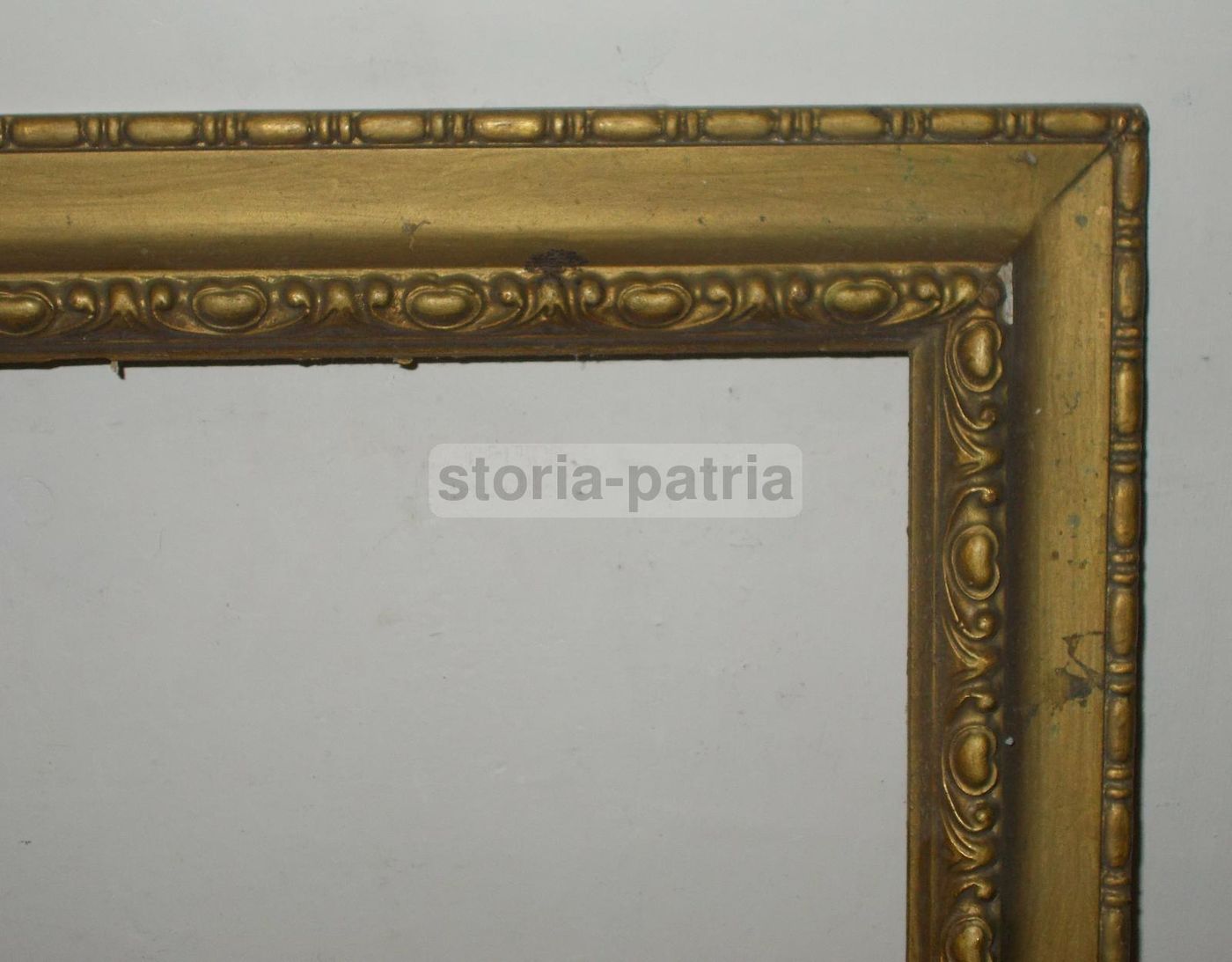 Coppia Di Cornici d'Epoca In Legno Con Decori In Rilievo, Anni '30