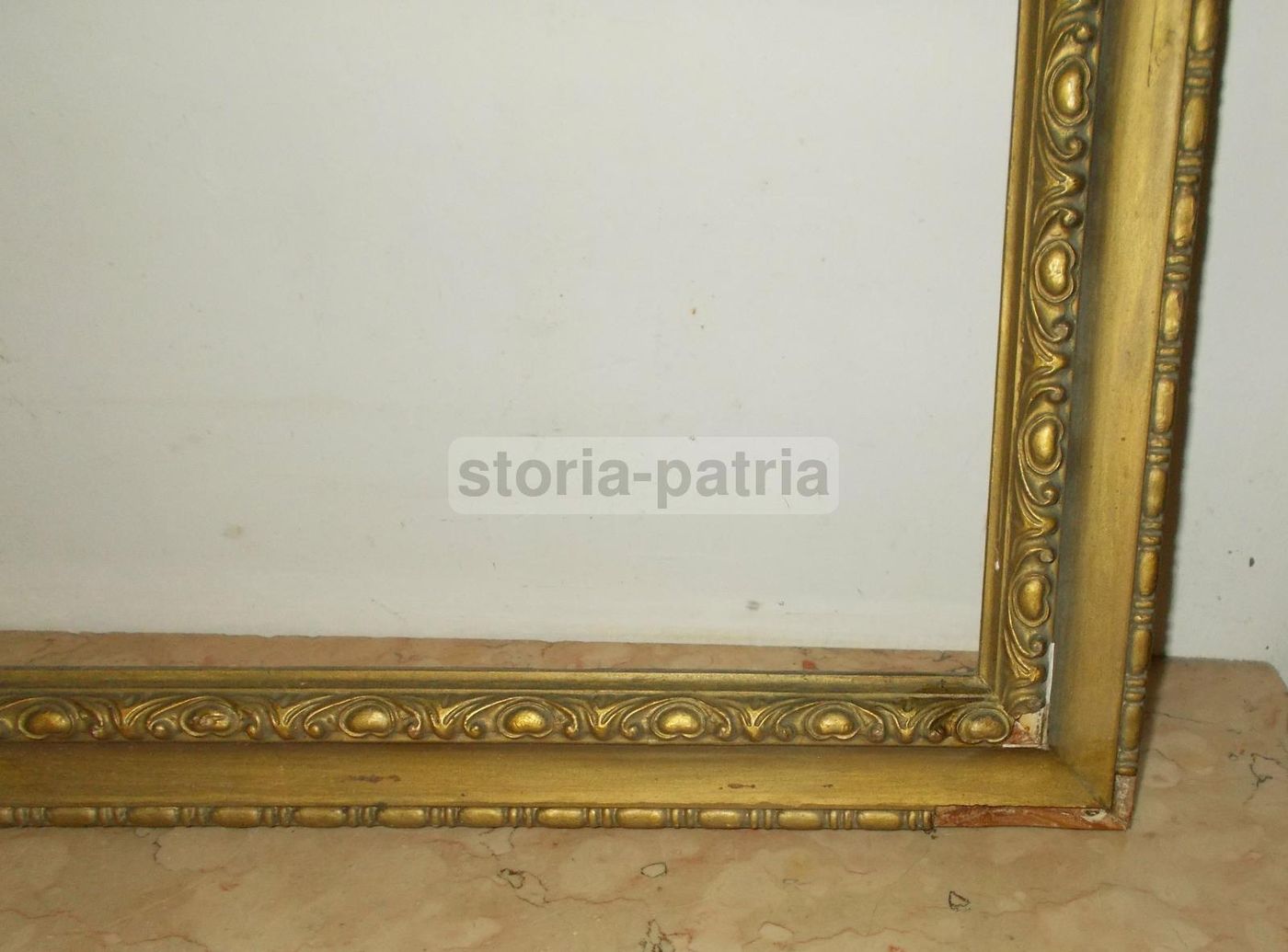 Coppia Di Cornici d'Epoca In Legno Con Decori In Rilievo, Anni '30
