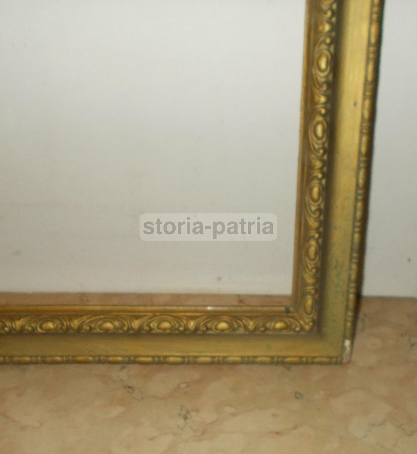 Coppia Di Cornici d'Epoca In Legno Con Decori In Rilievo, Anni '30