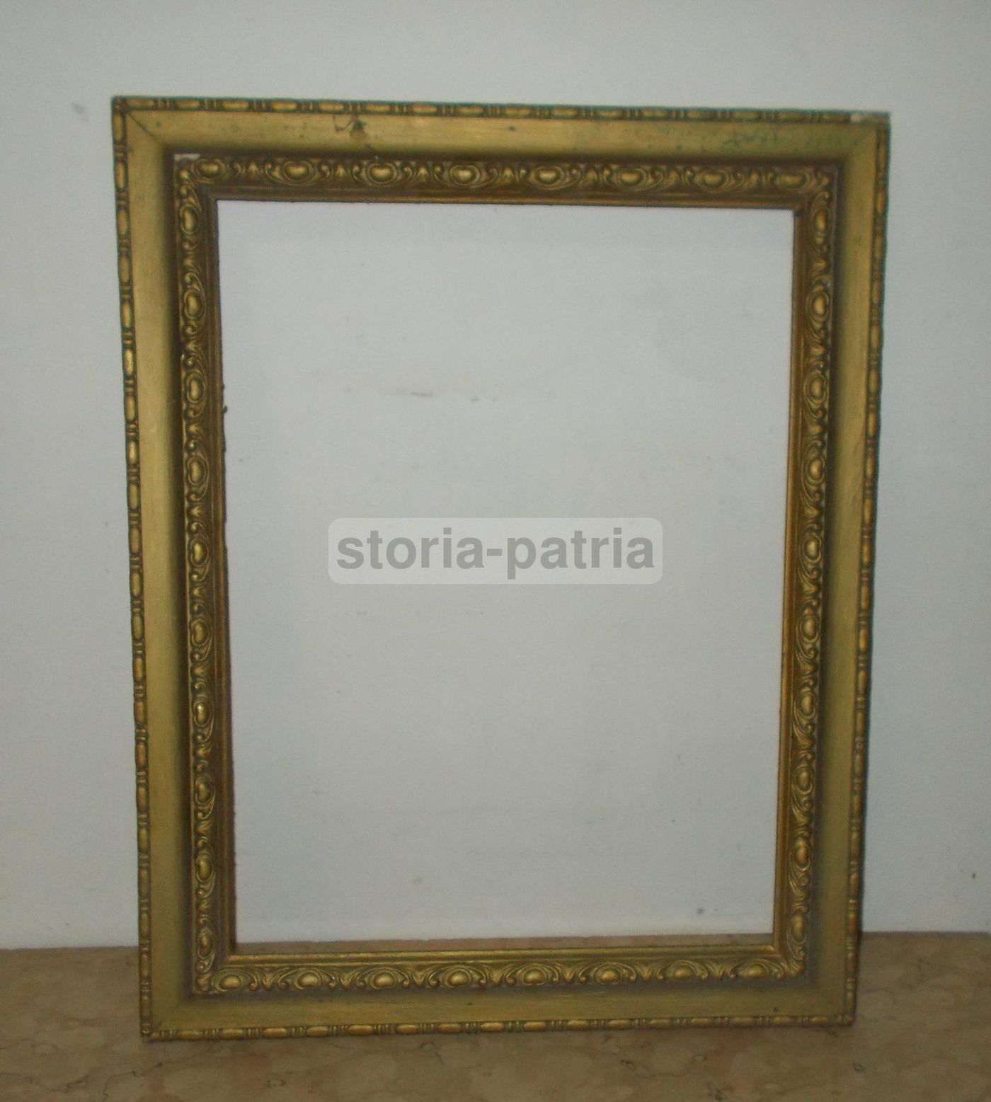 Coppia Di Cornici d'Epoca In Legno Con Decori In Rilievo, Anni '30