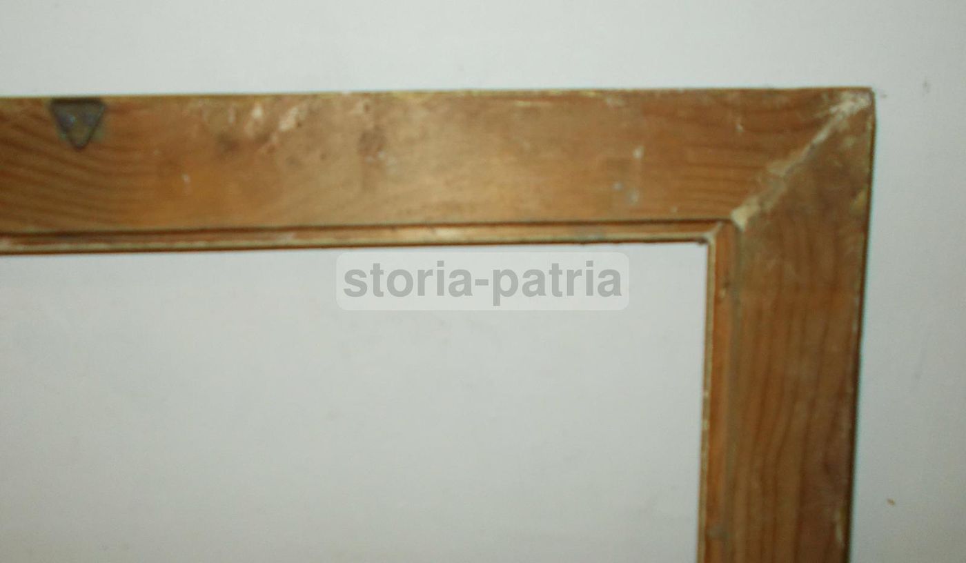 Coppia Di Cornici d'Epoca In Legno Con Decori In Rilievo, Anni '30