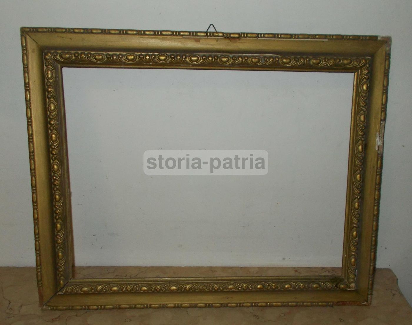 Coppia Di Cornici d'Epoca In Legno Con Decori In Rilievo, Anni '30