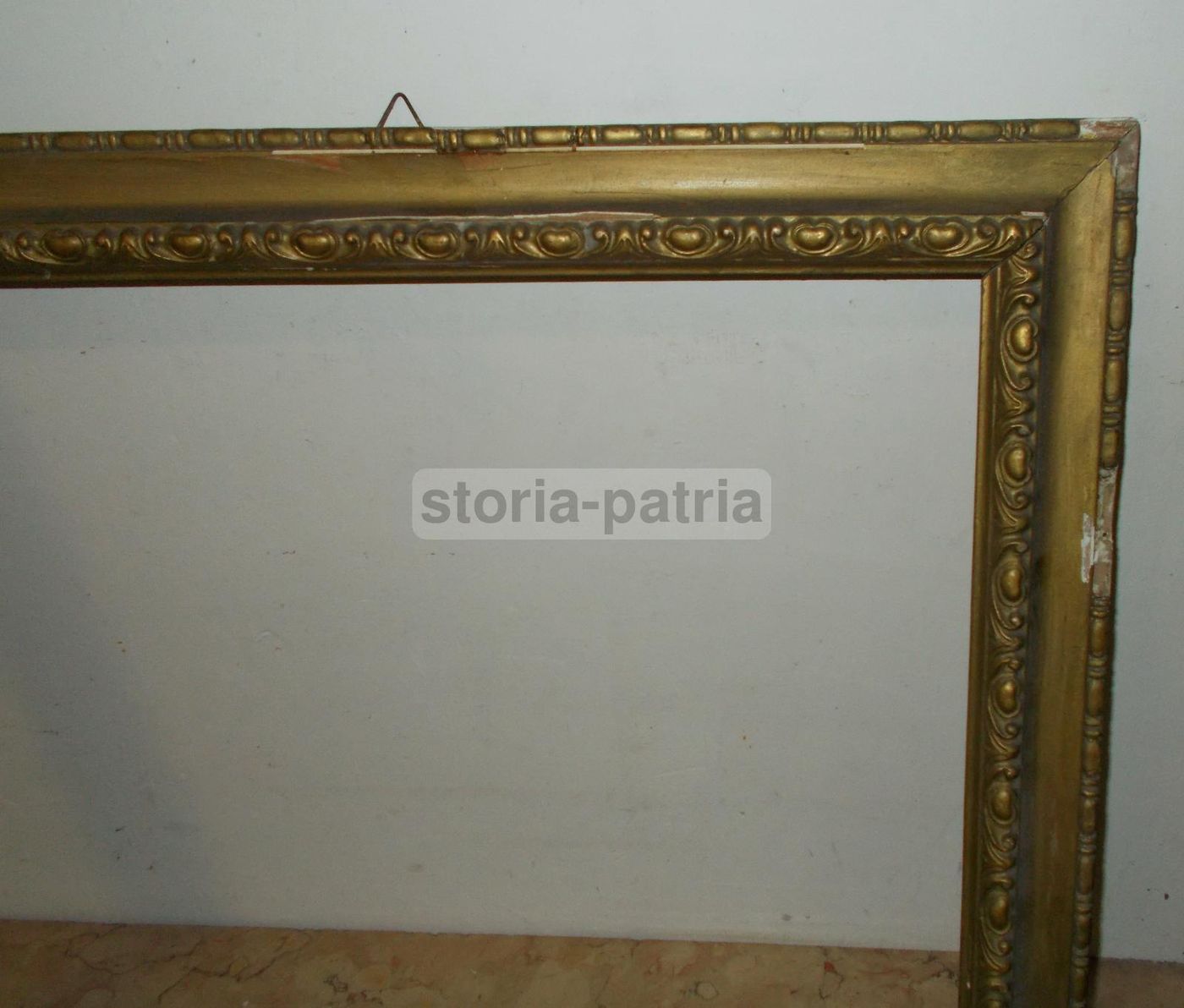 Coppia Di Cornici d'Epoca In Legno Con Decori In Rilievo, Anni '30