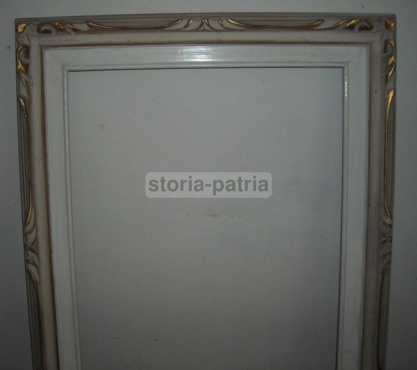 Cornice Laccata E Dorata Anni '20 '30 Per Dipinti E Specchiere
