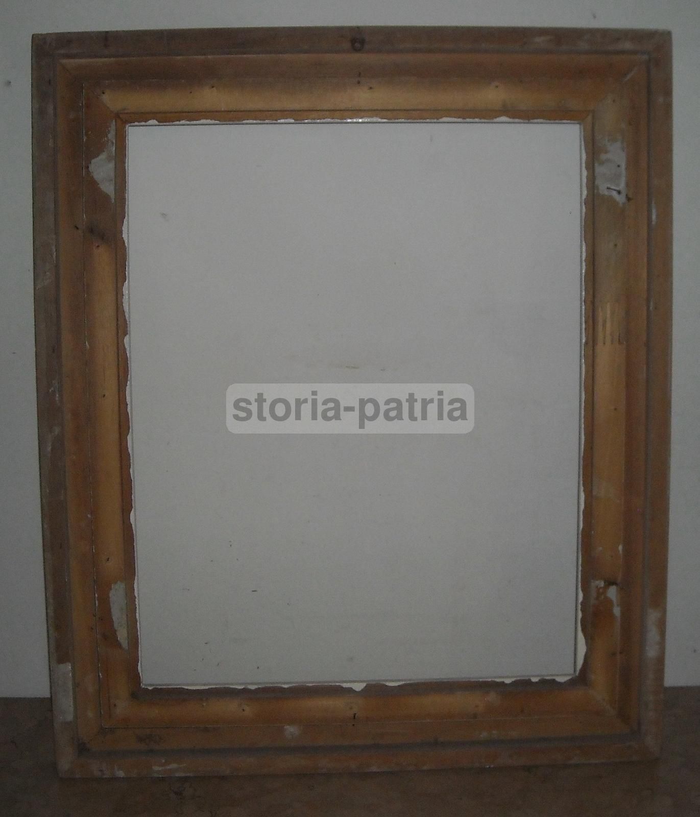 Cornice Laccata E Dorata Anni '20 '30 Per Dipinti E Specchiere