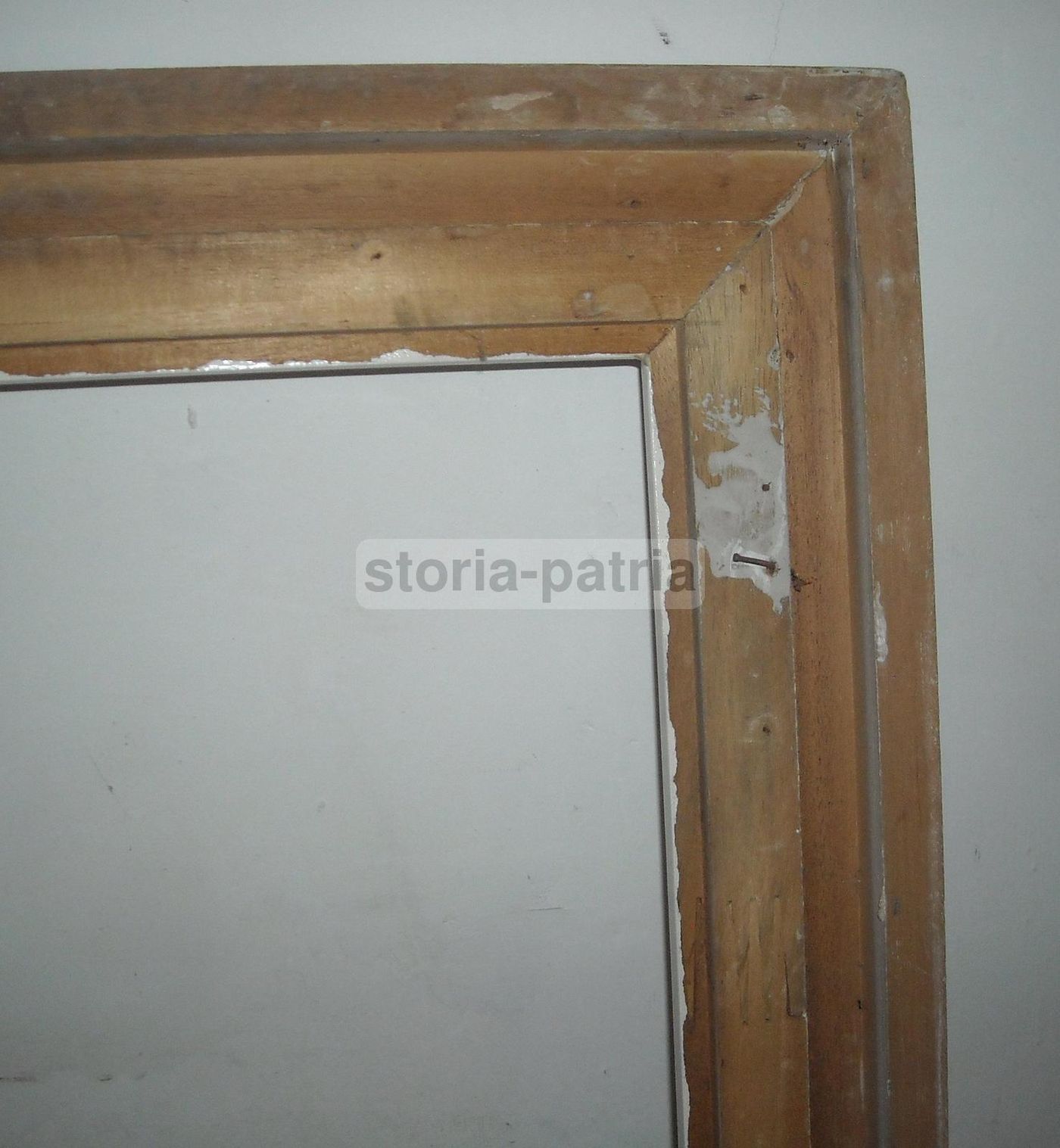 Cornice Laccata E Dorata Anni '20 '30 Per Dipinti E Specchiere