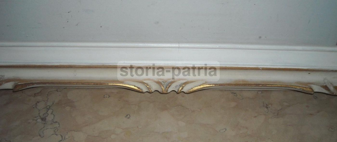 Cornice Laccata E Dorata Anni '20 '30 Per Dipinti E Specchiere