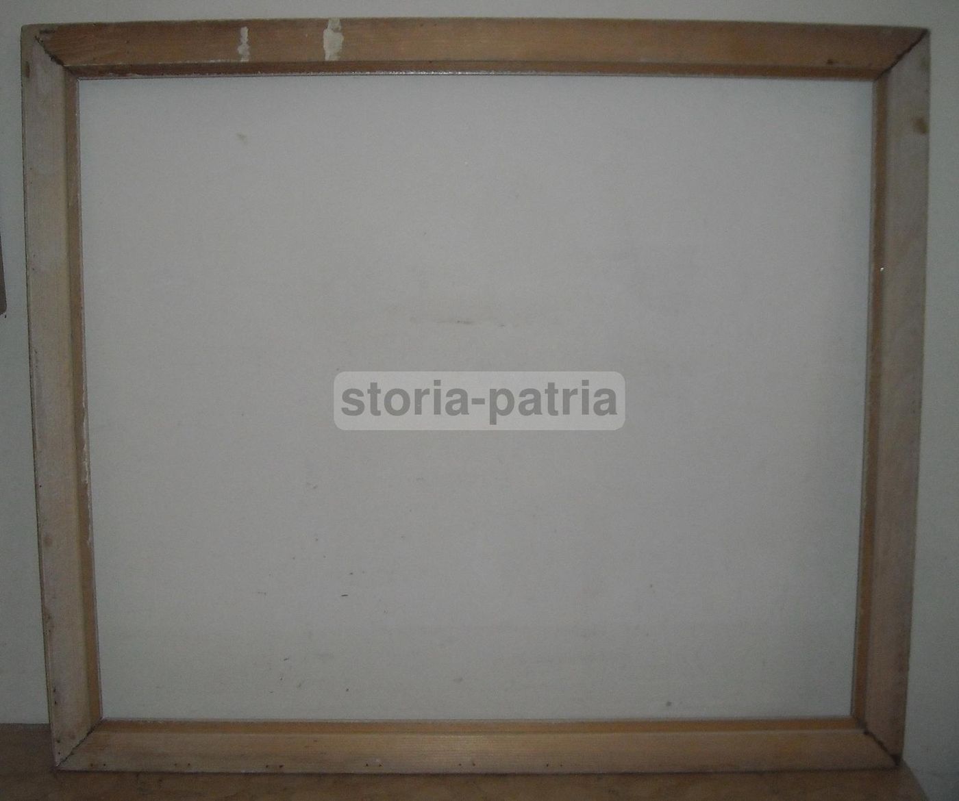 Cornice Laccata Decorativa Epoca Anni '30 '60 Con Dorature, 66x56 Cm
