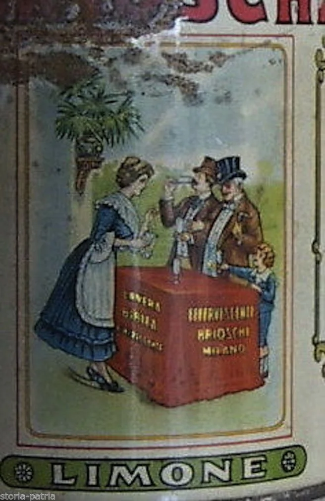 Brioschi Effervescent Lemon Advertising Tin, 1934