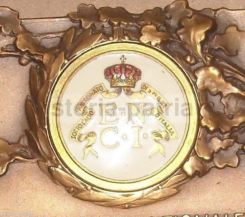 Placca Enci Esposizione Canina Roma 1940 Cinofilia Smalti Colorati