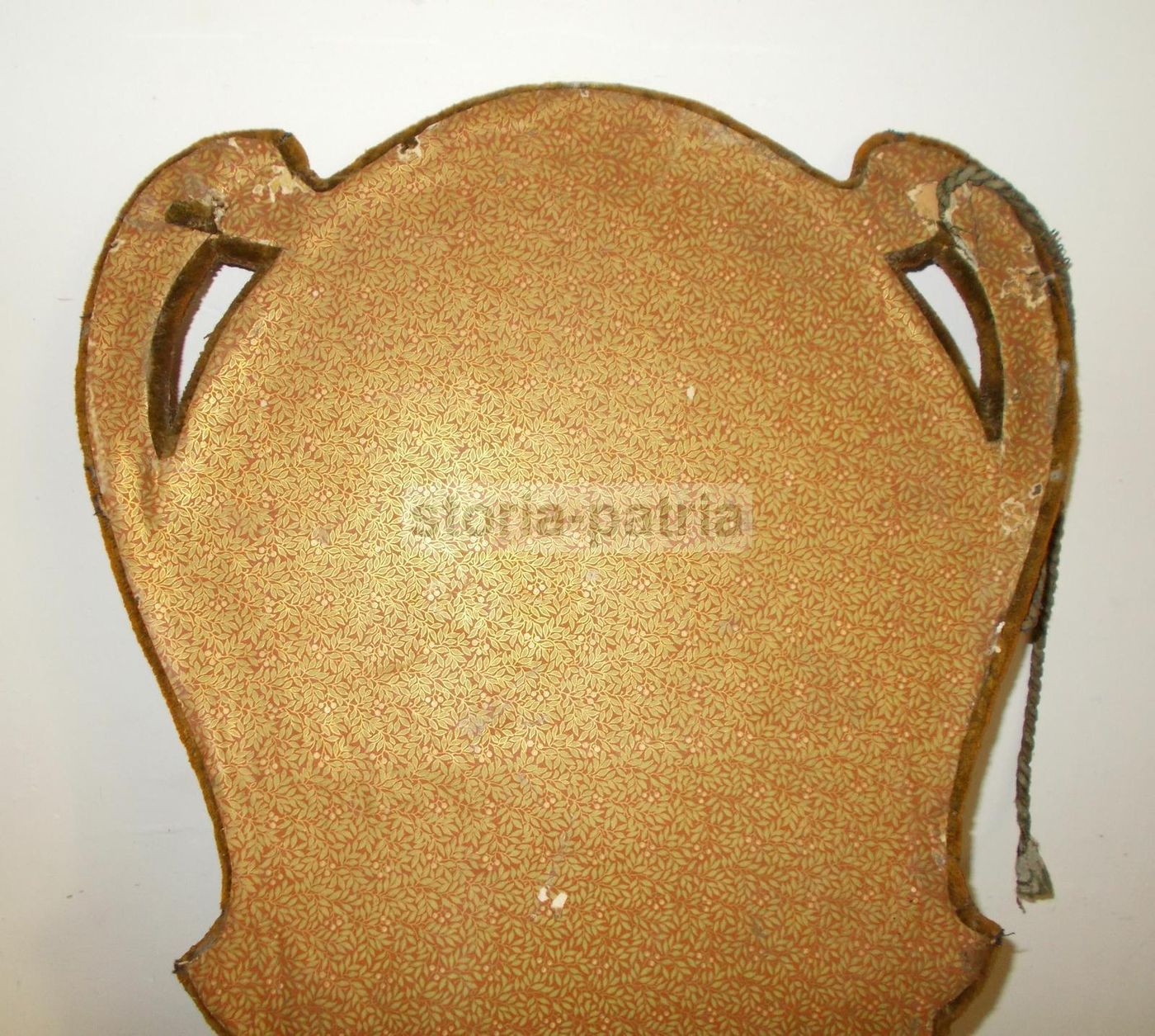 Specchiera Liberty Con Dipinti E Porta Calendario, Circa 1900