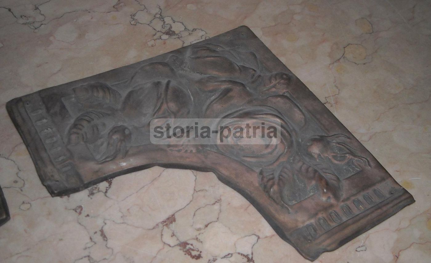 Applicazioni Floreali Liberty In Metallo Sbalzato Anni '20