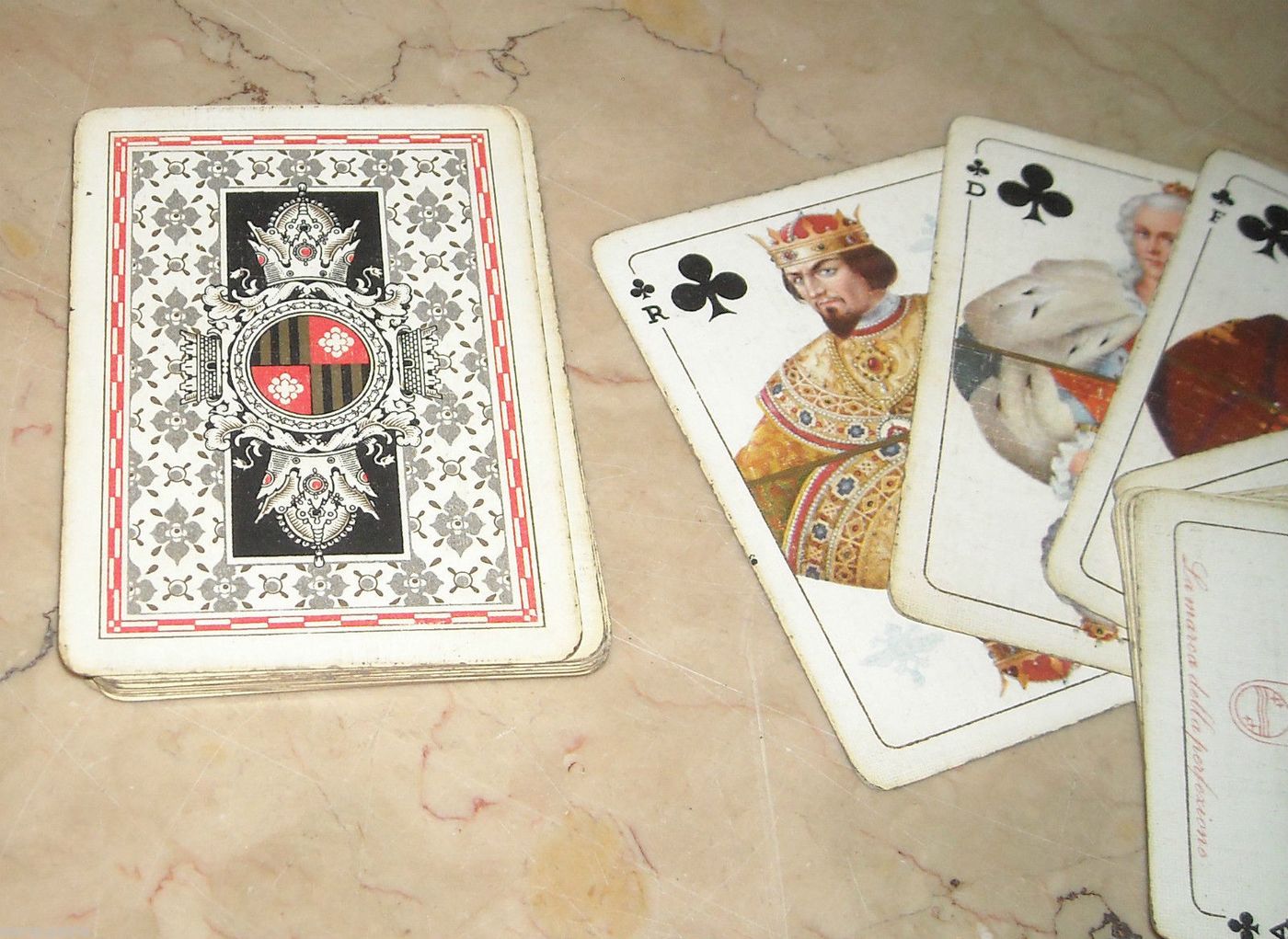 Carte Da Gioco Philips 1941 Araldiche Pubblicitarie Poker