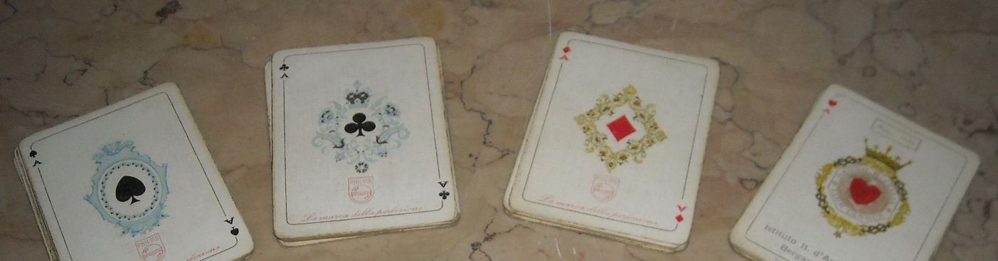 Carte Da Gioco Philips 1941 Araldiche Pubblicitarie Poker