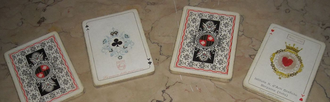 Carte Da Gioco Philips 1941 Araldiche Pubblicitarie Poker