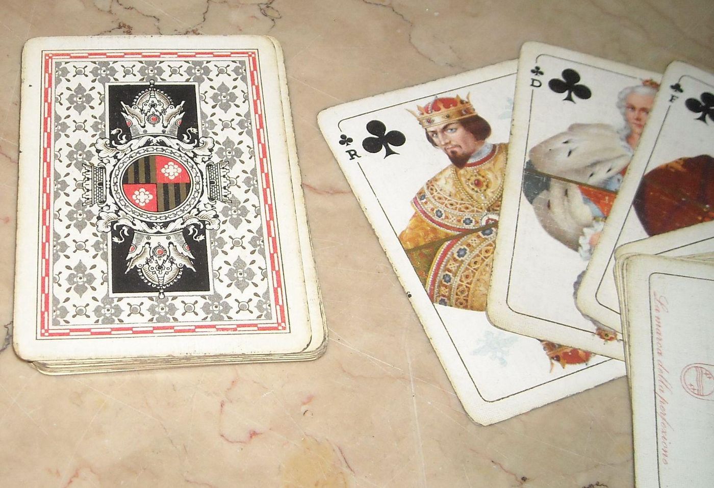 Carte Da Gioco Philips 1941 Araldiche Pubblicitarie Poker