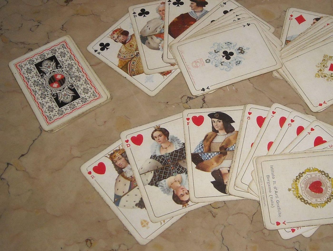 Carte Da Gioco Philips 1941 Araldiche Pubblicitarie Poker