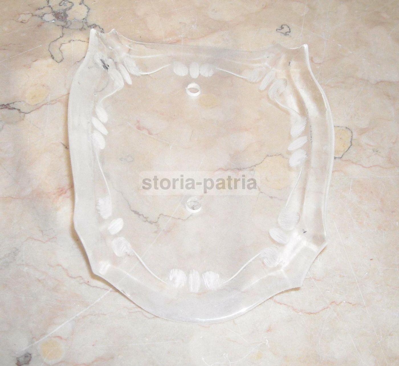 Coppe Paralume Vintage Anni '50 In Materiale Plastico Inciso