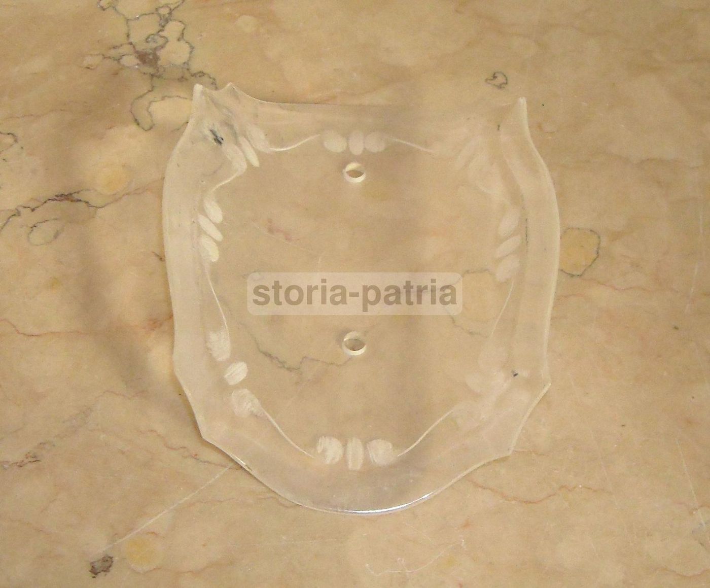 Coppe Paralume Vintage Anni '50 In Materiale Plastico Inciso