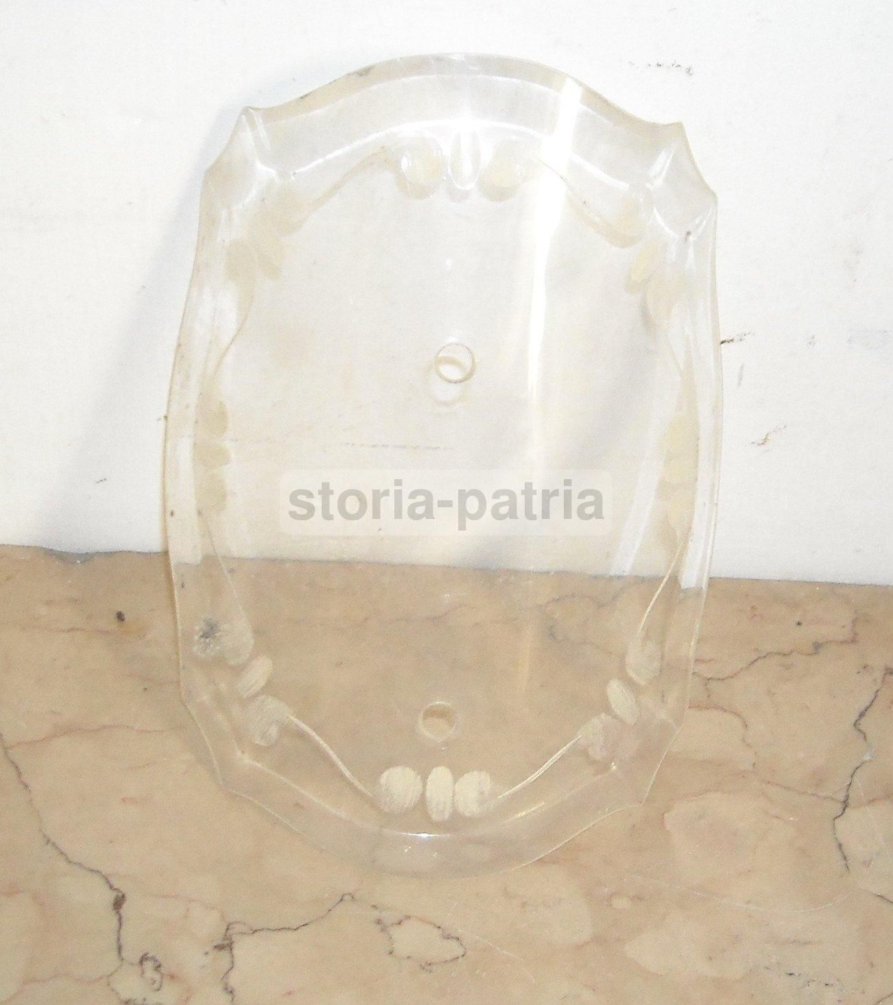 Coppe Paralume Vintage Anni '50 In Materiale Plastico Inciso