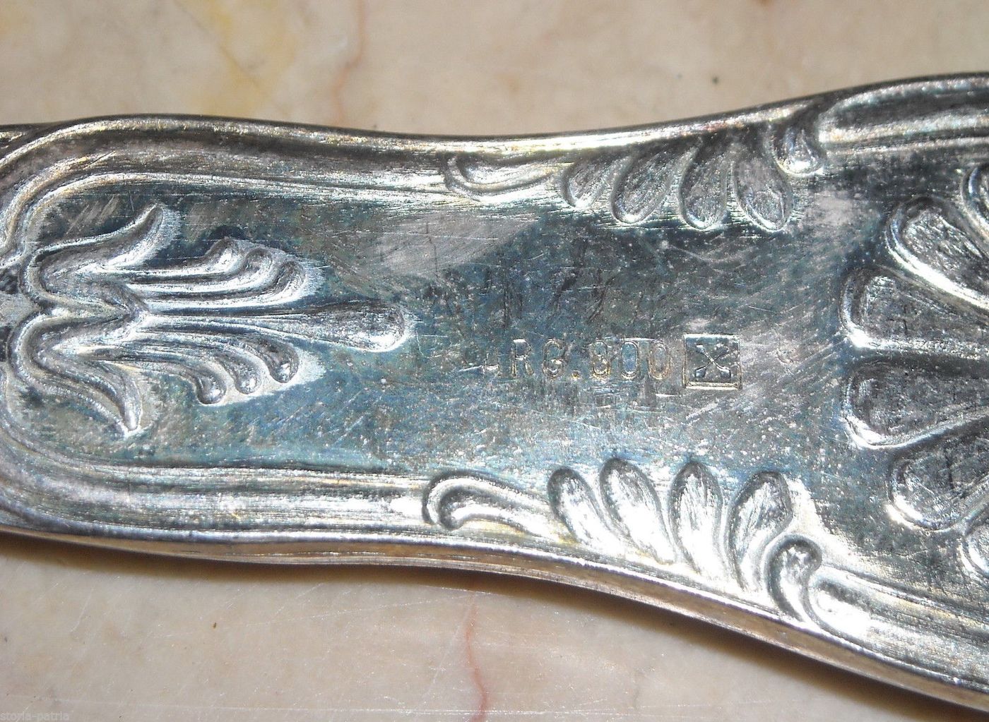 Sei Forchette Antiche In Argento 800, Primo Novecento
