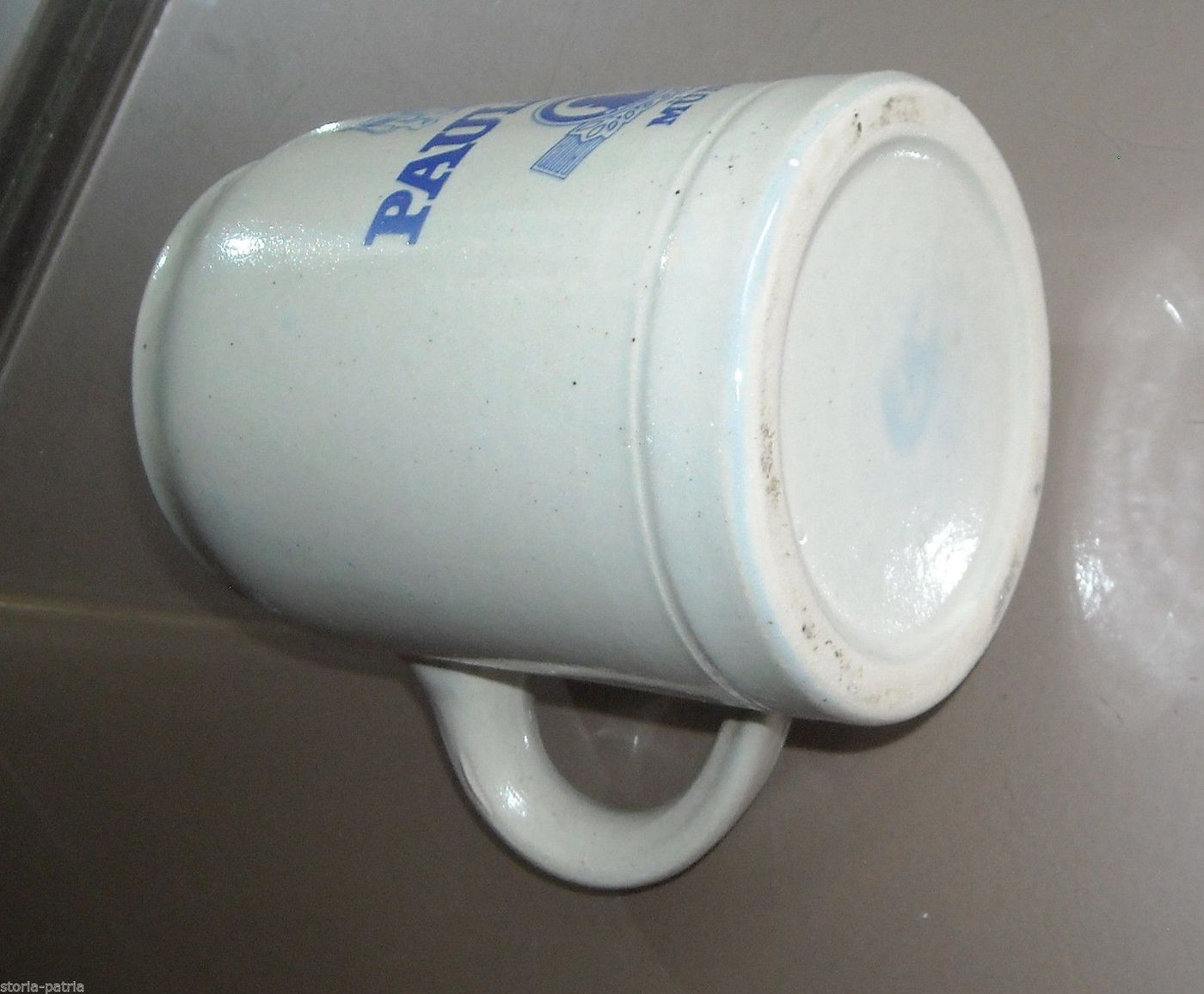 Boccale Birra Paulaner München Ceramica d'Epoca