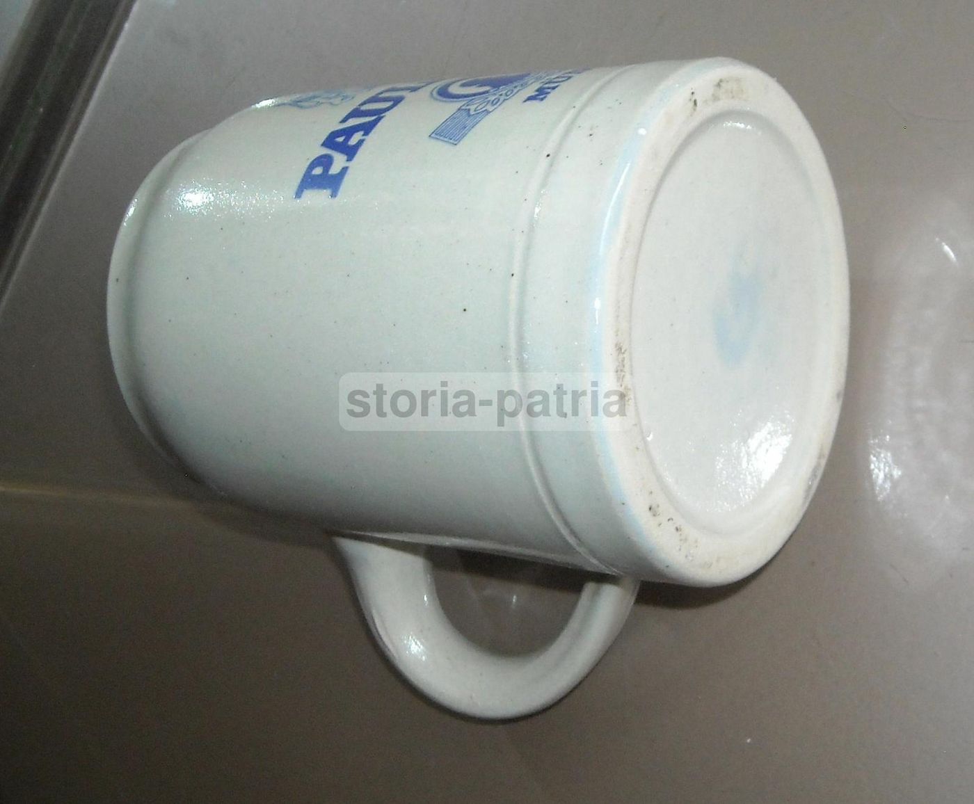 Boccale Birra Paulaner München Ceramica d'Epoca