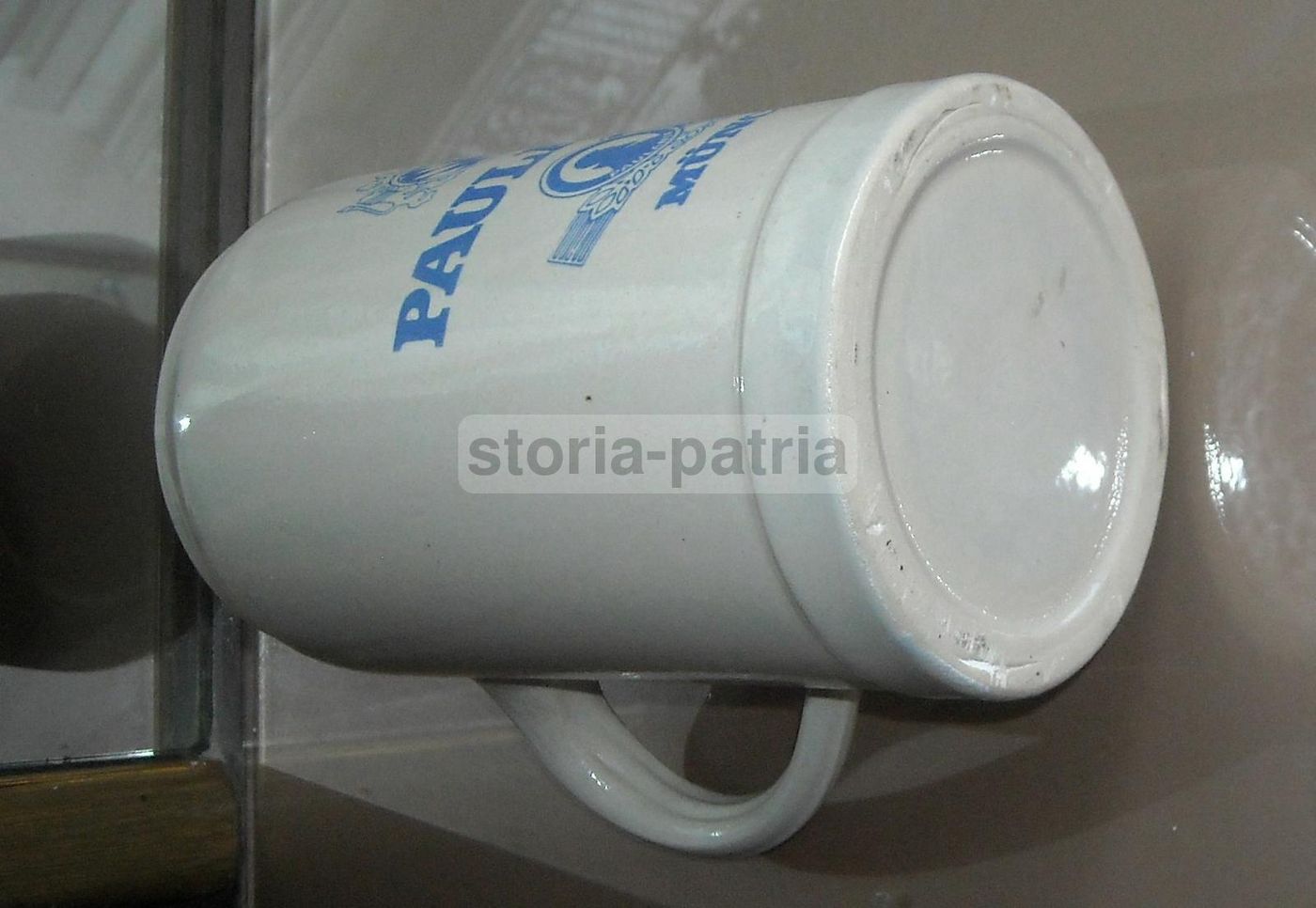 Boccale Birra Paulaner Monaco, Ceramica Araldica Vintage, Germania