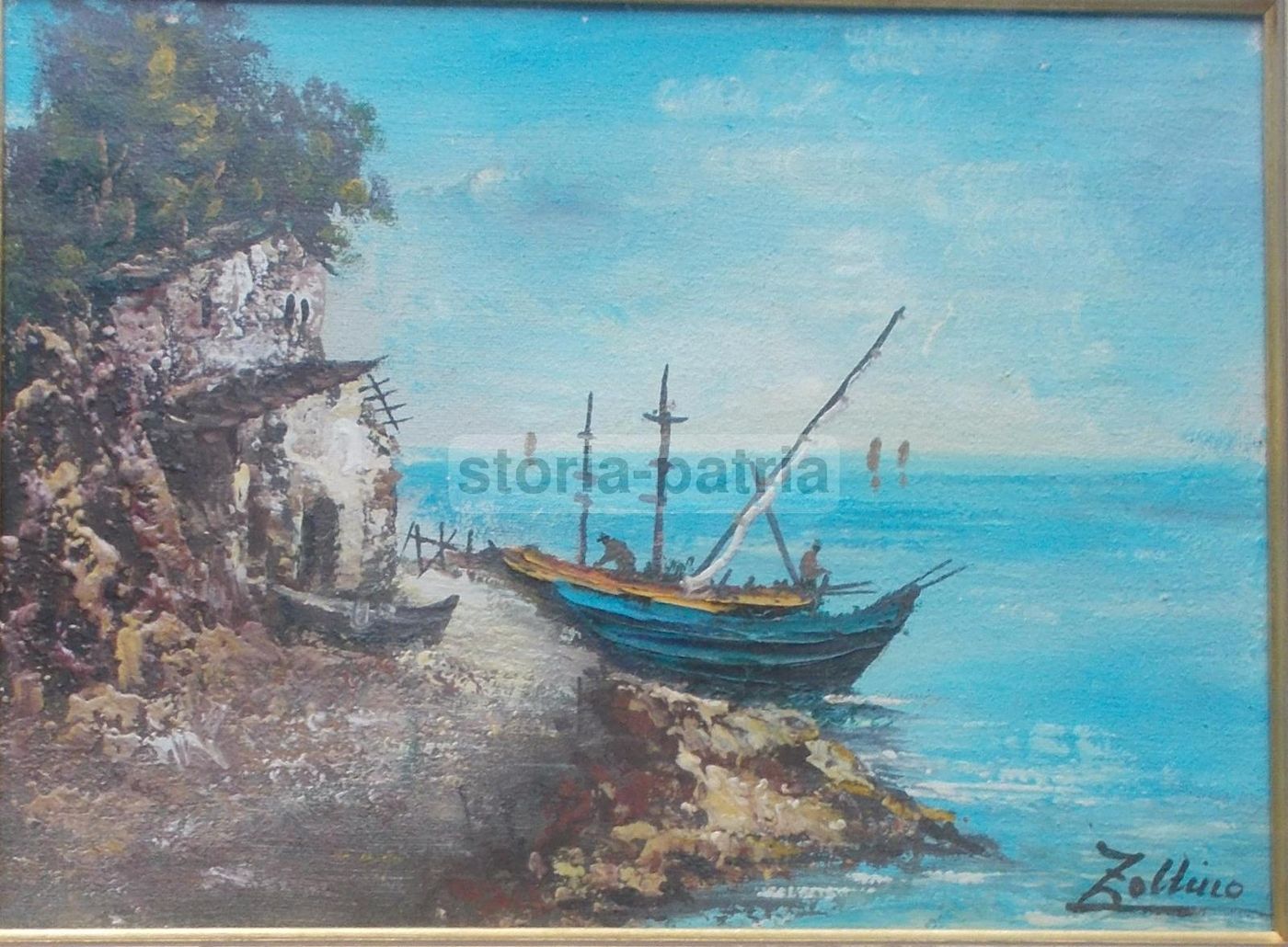 Marina Con Pescatori   Alviero Zollino