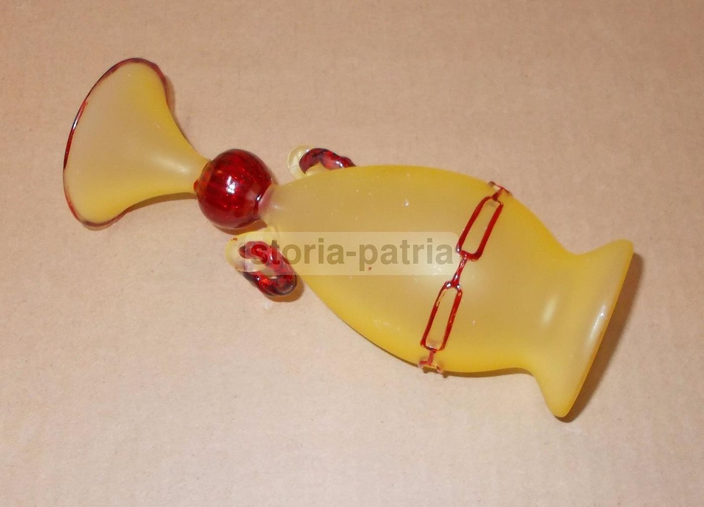 Vasetto Portafiori In Vetro Di Murano A Forma Di Anfora