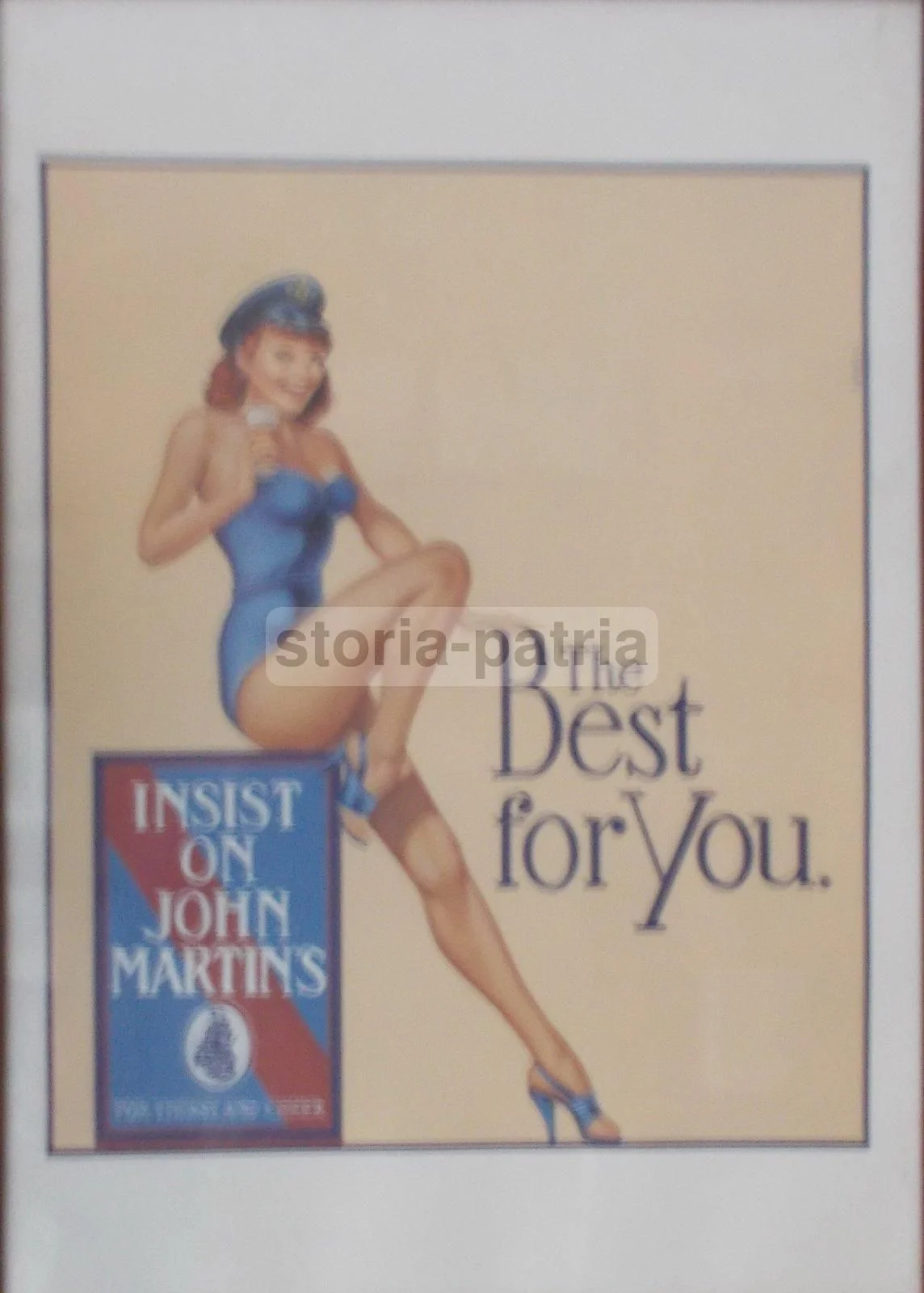 Advertising Poster, John Martin's Beer, Illustration by Riboli