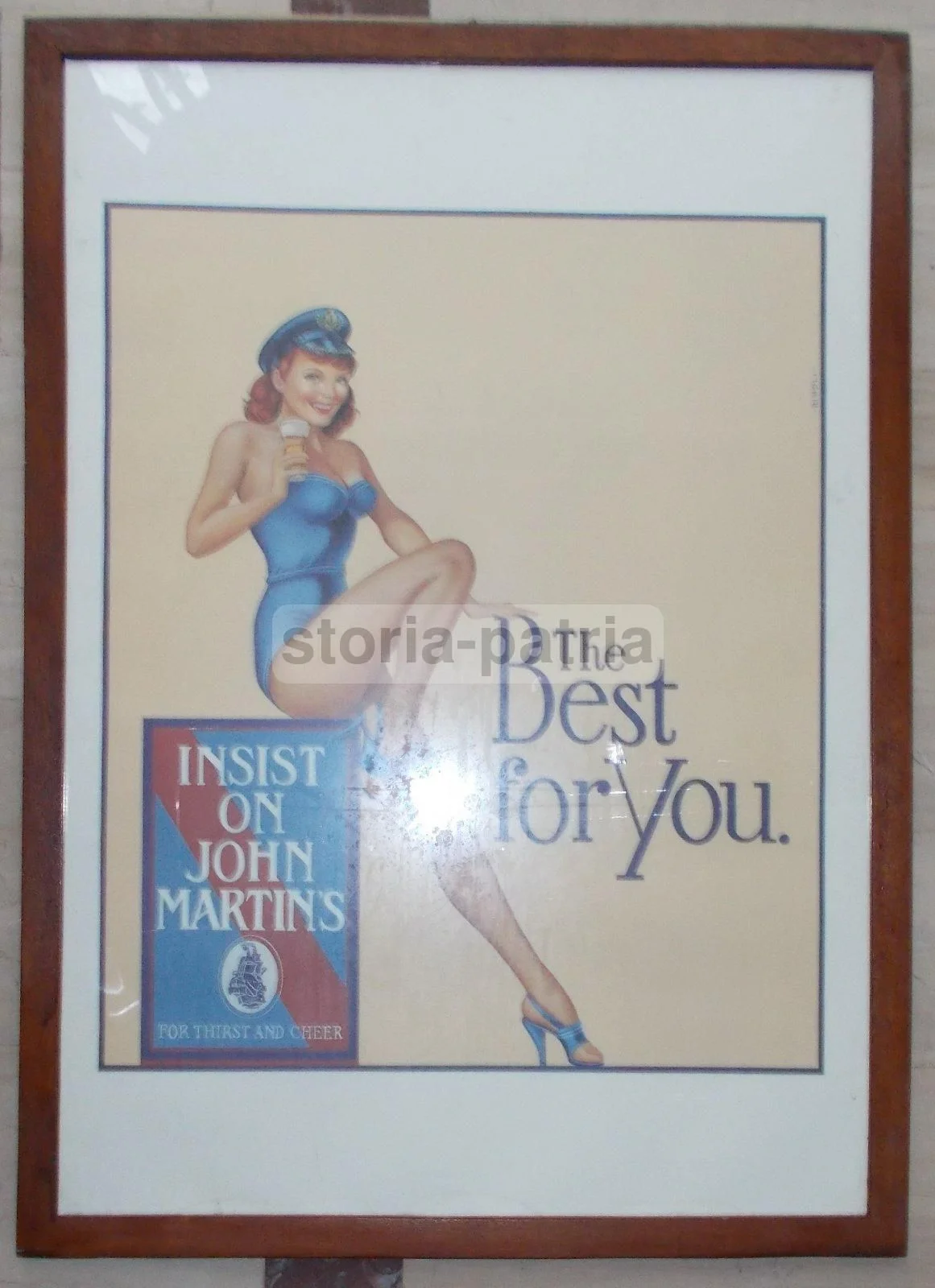 Advertising Poster, John Martin's Beer, Illustration by Riboli