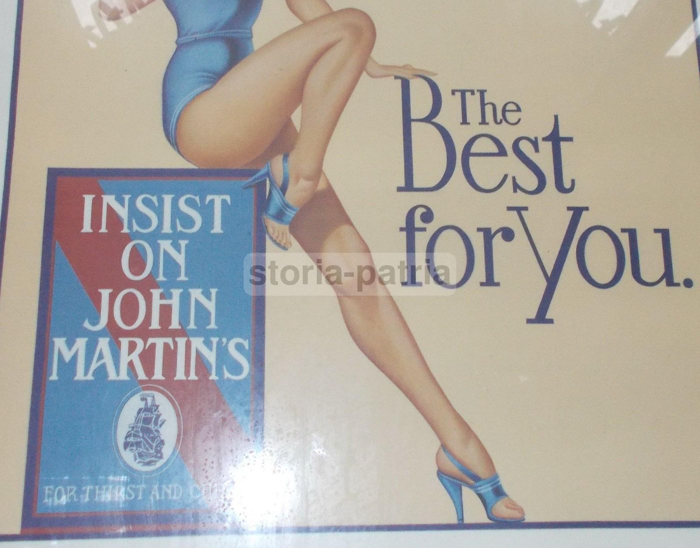 Manifesto Pubblicitario John Martin'S Birra, Illustrazione Riboli