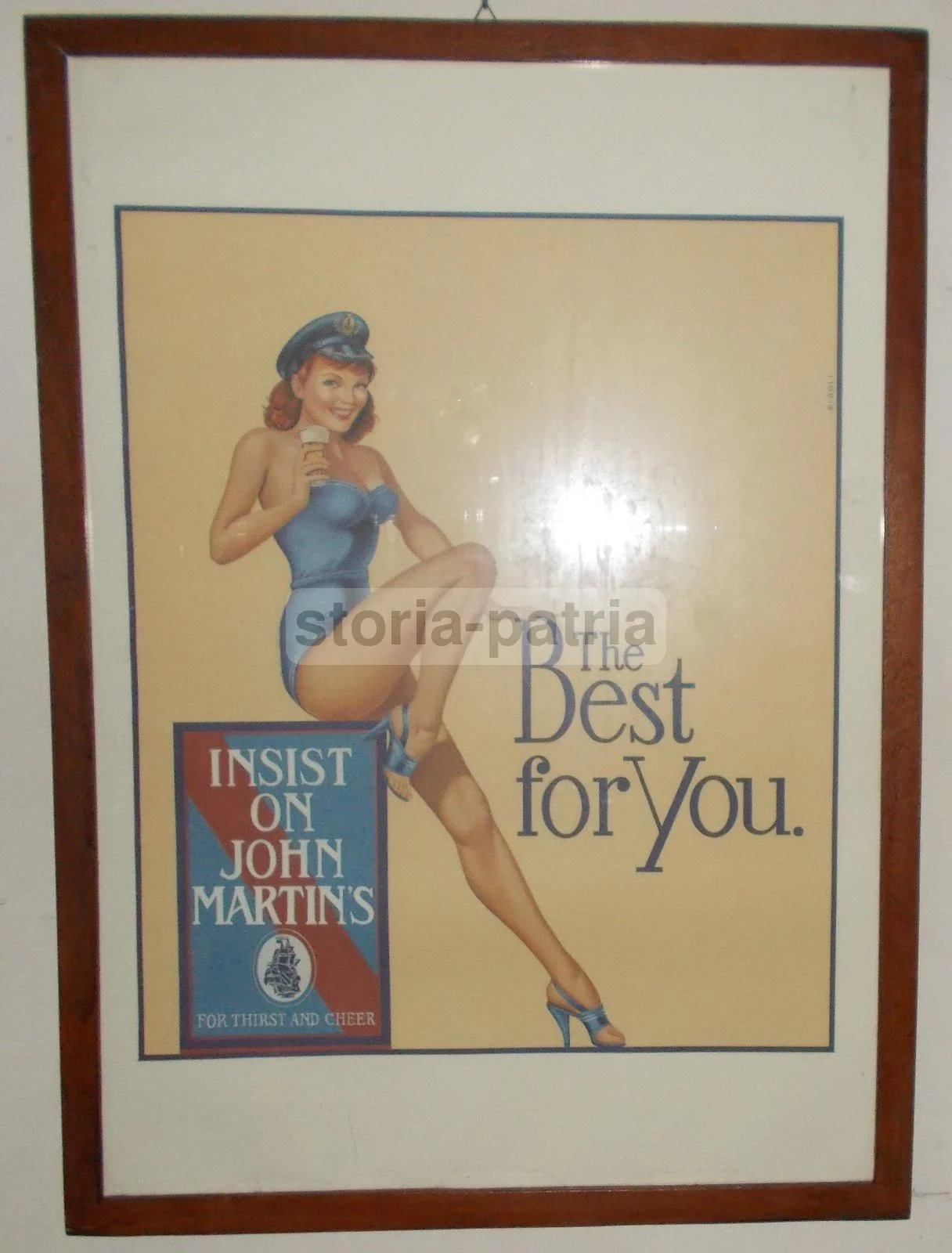 Advertising Poster, John Martin's Beer, Illustration by Riboli