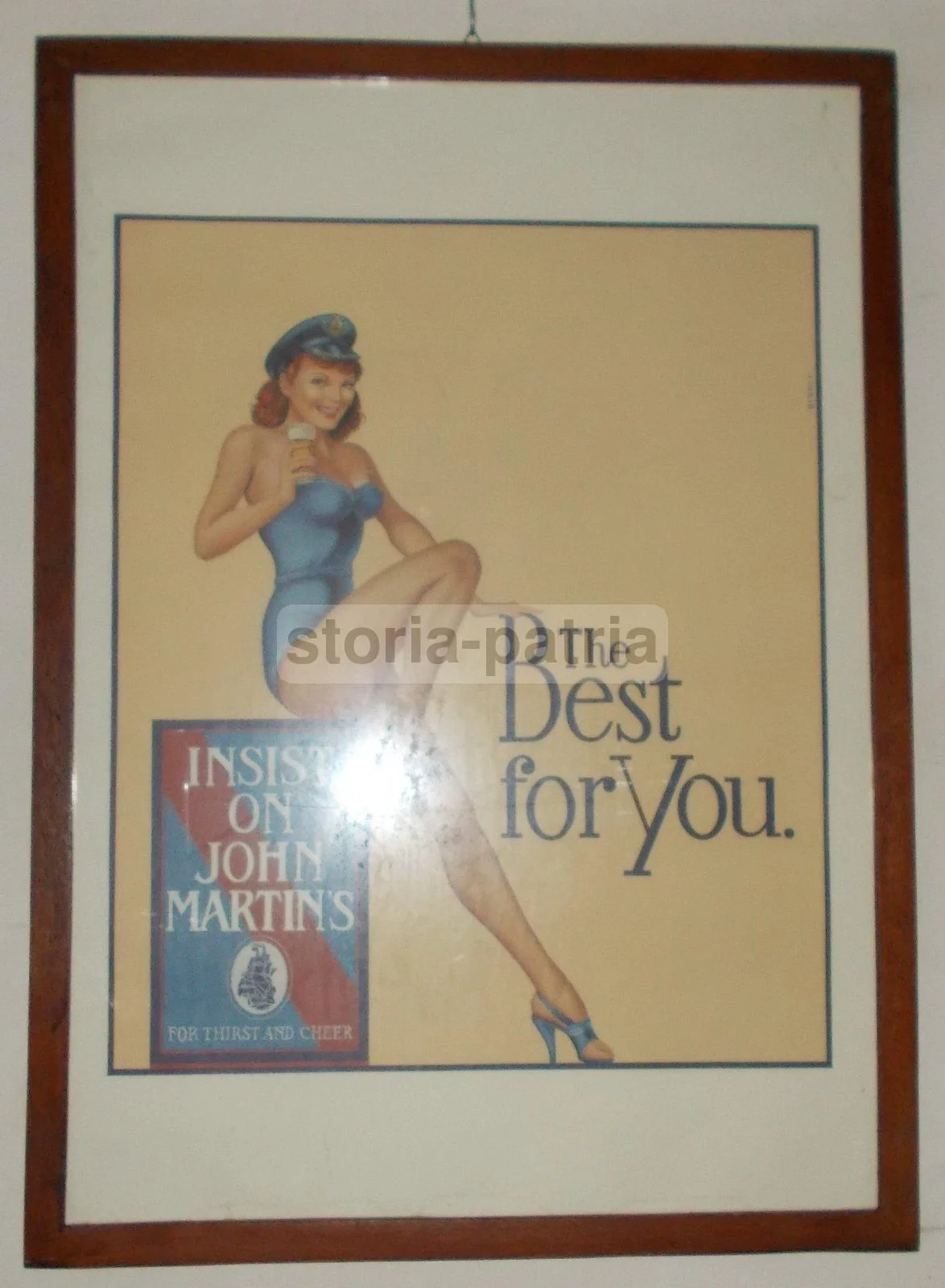 Advertising Poster, John Martin's Beer, Illustration by Riboli