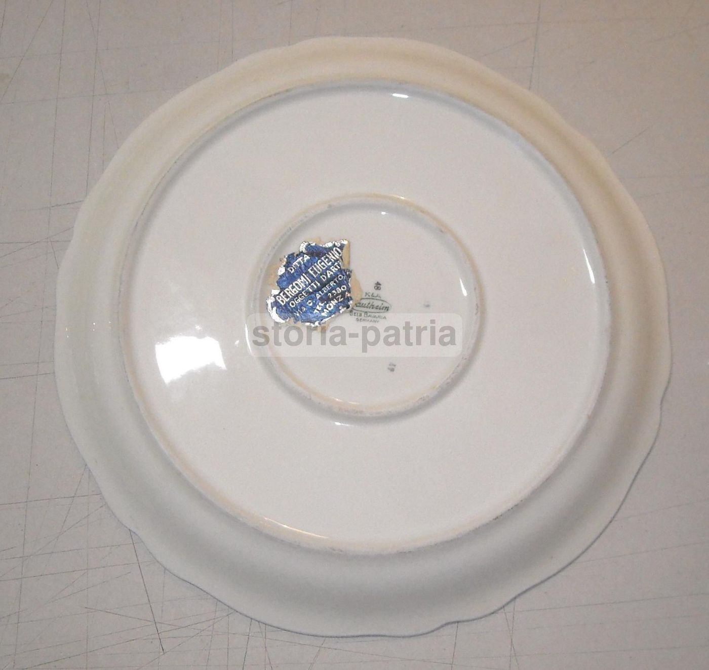 Piatto In Porcellana Krautheim Selb Bavaria Con Decori Floreali