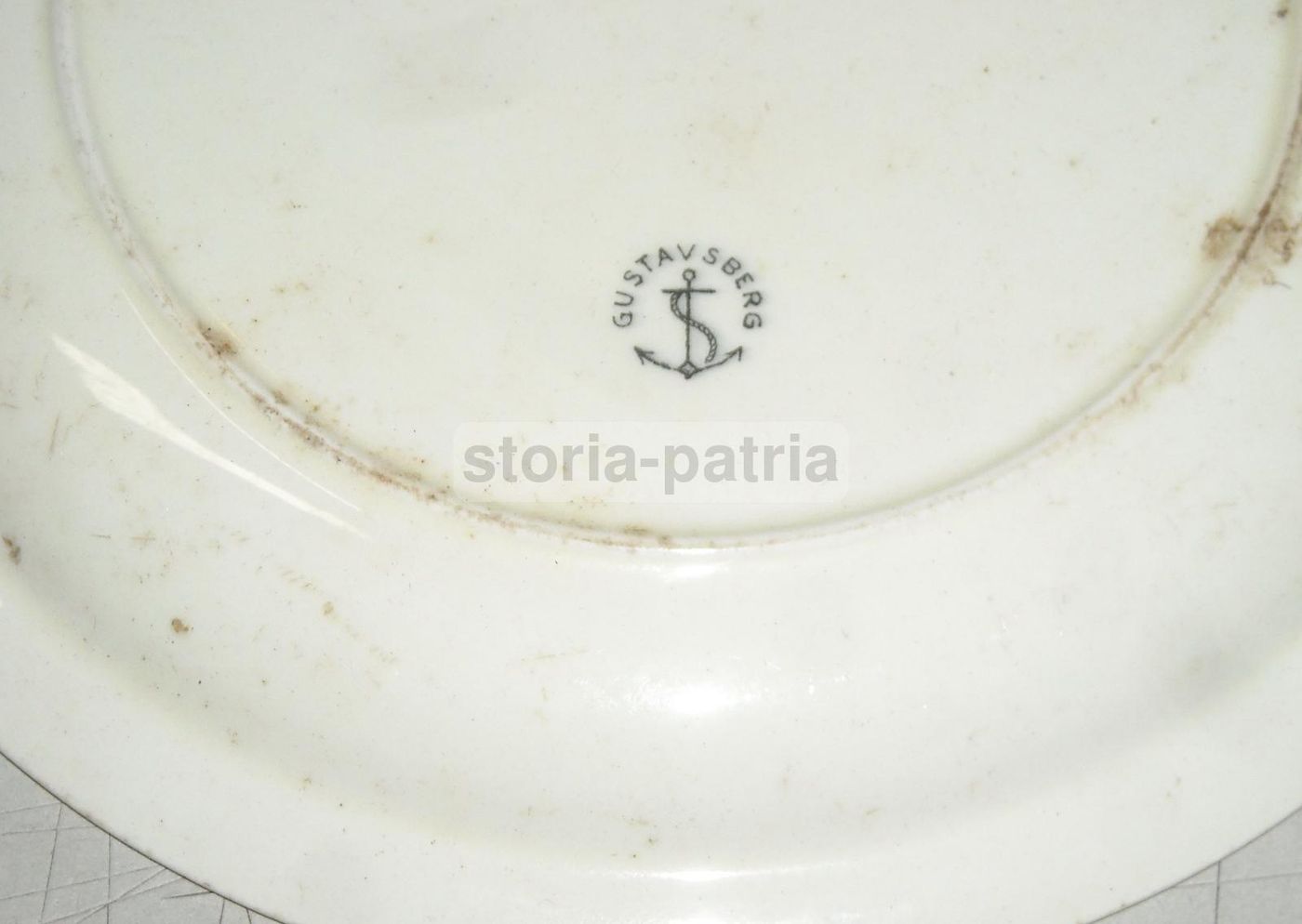 Piatto Gustavsberg Con Scena Militare E Soldati Svedesi