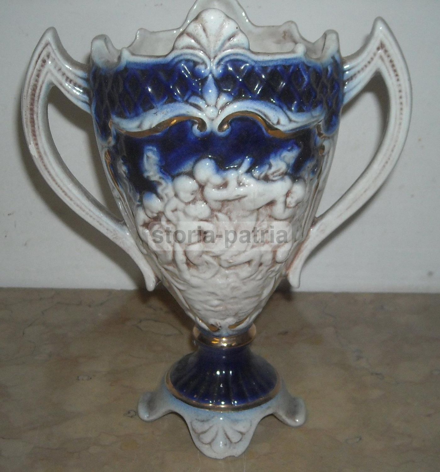 Anfora Ceramica Decorativa Mitologica, Made In Italy, Anni '50