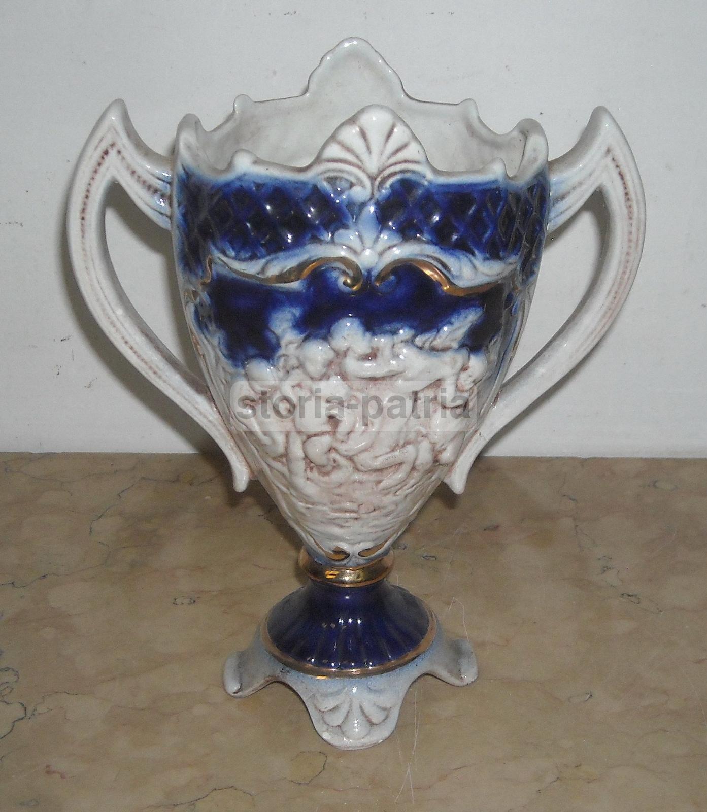 Anfora Ceramica Decorativa Mitologica, Made In Italy, Anni '50